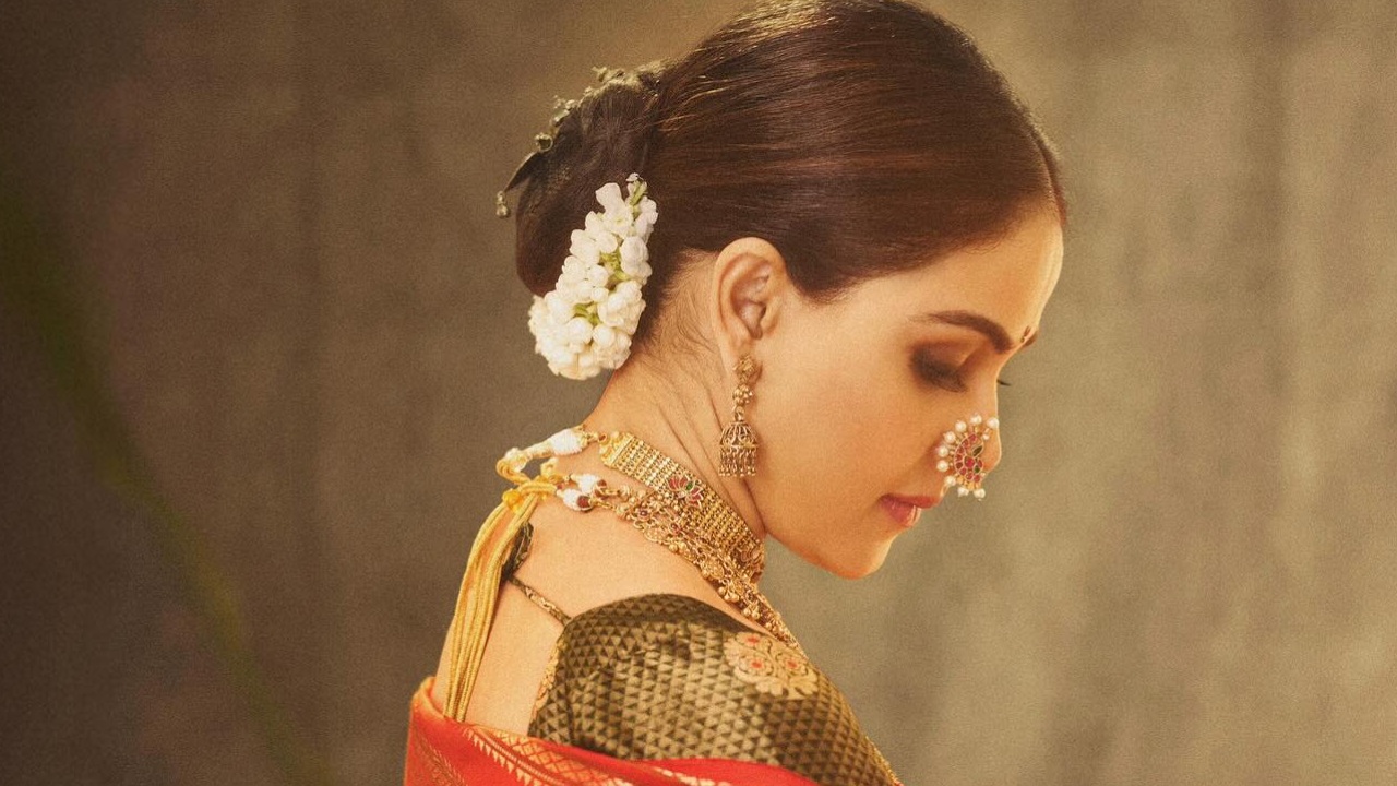 Genelia Deshmukh Radiates Grace in a Traditional Nauvari Saree for Ganesh Chaturthi 965555