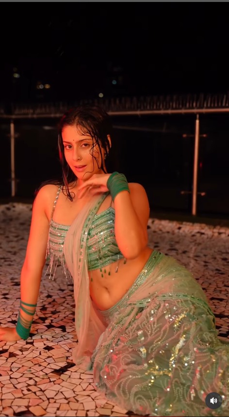 Isha Malviya Glam Show In Wet Saree 963260