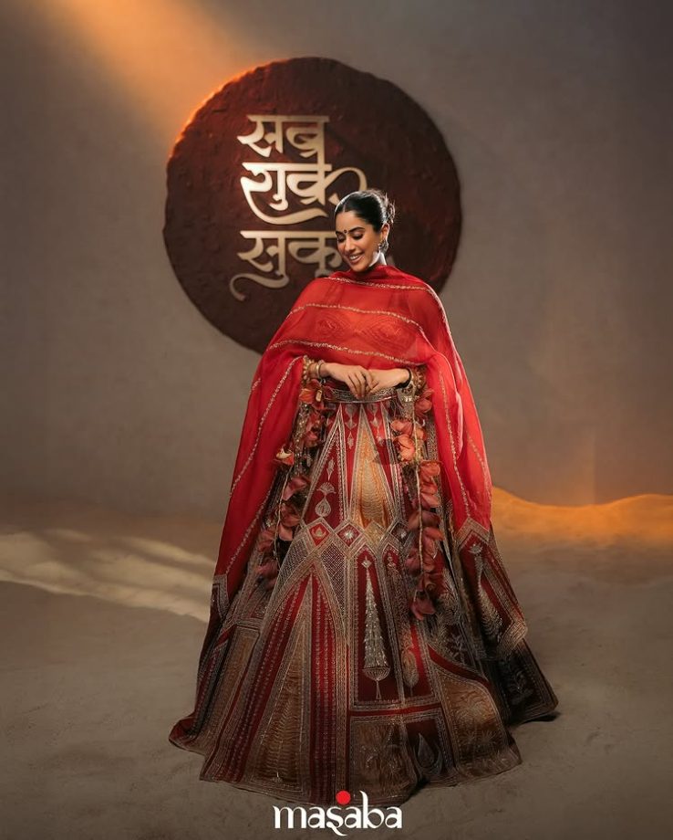 Janhvi Kapoor: Embracing Tradition in Masaba's Bridal Lehengas 961969