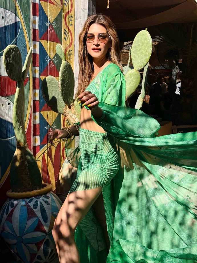 Kriti Sanon's Chic Green Ensemble From Her Euro Getaway 961546