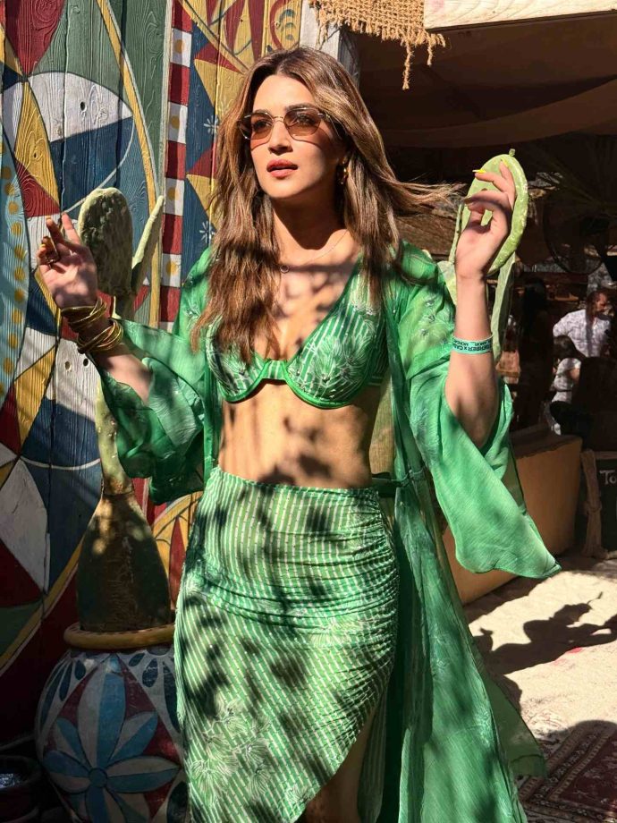 Kriti Sanon's Chic Green Ensemble From Her Euro Getaway 961547