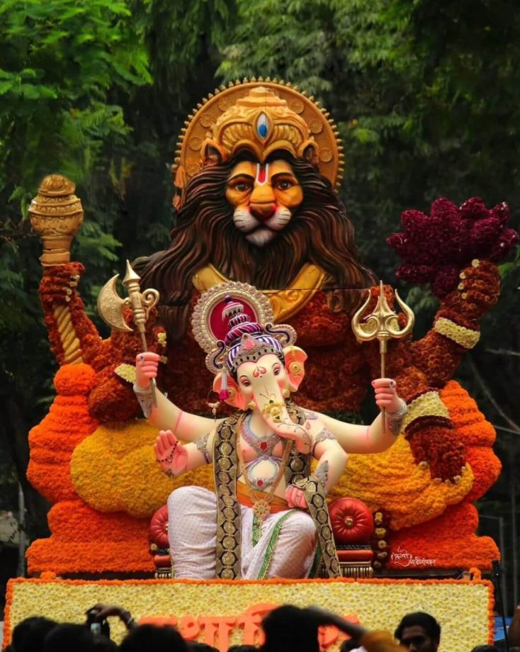 Last year Kantara, This year Mahavatar Narsimha : Hombale Films’ Spiritual Influence Shines at Ganpati Pandals 964932