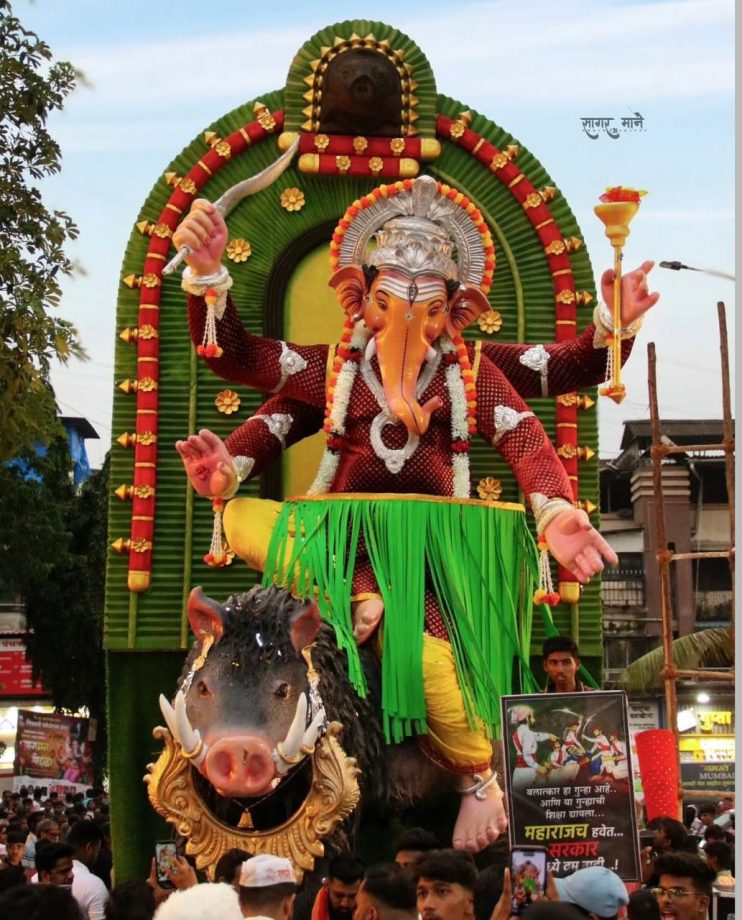 Last year Kantara, This year Mahavatar Narsimha : Hombale Films’ Spiritual Influence Shines at Ganpati Pandals 964929