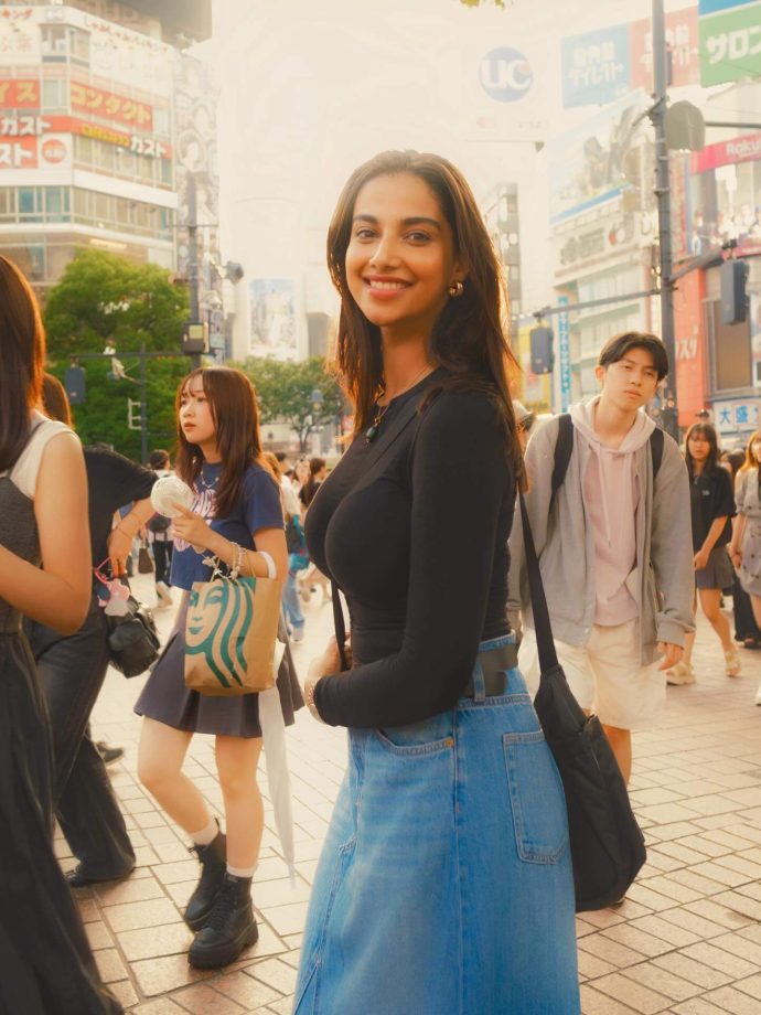 Lights, Camera, Adventure: Meenakshi Chaudhary's Tokyo Journey 963485