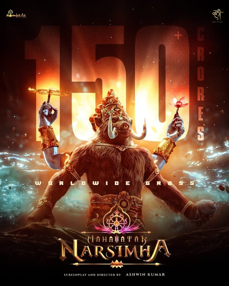 Mahavatar Narsimha Soars Past ₹150 Crores Worldwide, Sets New Benchmark for Indian Animated Films! 962363