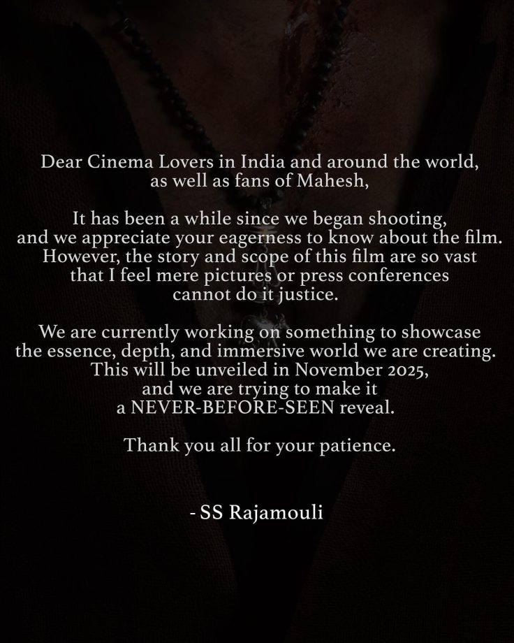 Mahesh Babu’s GlobeTrotter: SS Rajamouli Promises ‘Never-Before-Seen’ Reveal in November 2025 962202