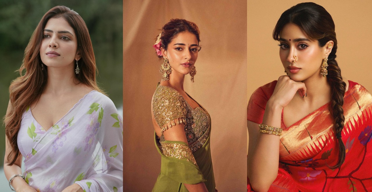 Malavika Mohanan, Janhvi Kapoor & Ananya Panday Dazzle In Sarees, Redefining Traditional Glamour 965521