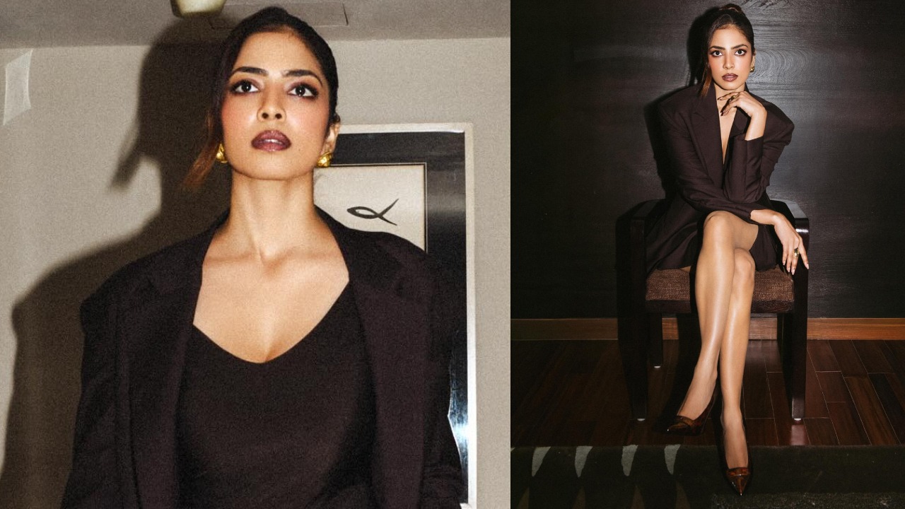 Malavika Mohanan’s Bold Chocolate Brown Outfit Meets Luxe Saint Laurent Style 964635