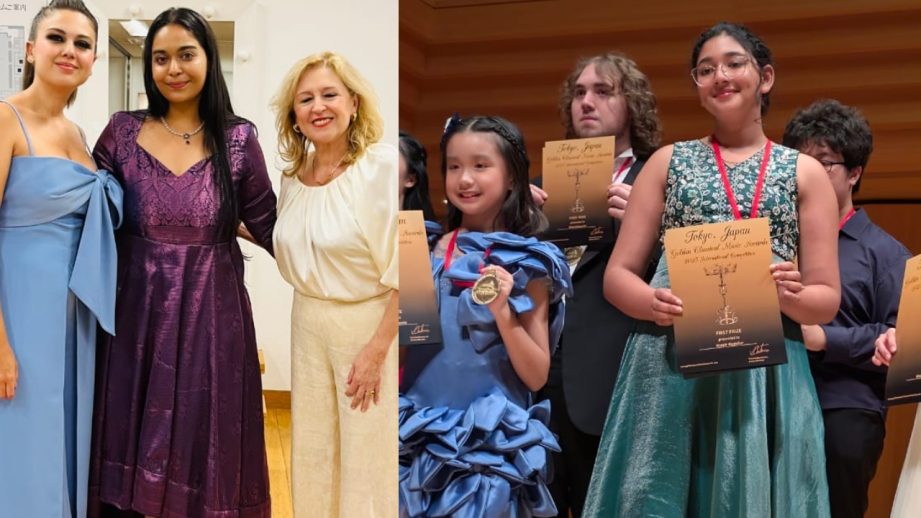 Mumbai's 12-Year-Old Prodigy Vanshi Mudaliar Wins Gold at Prestigious Golden Classical Music Awards in Tokyo 964042