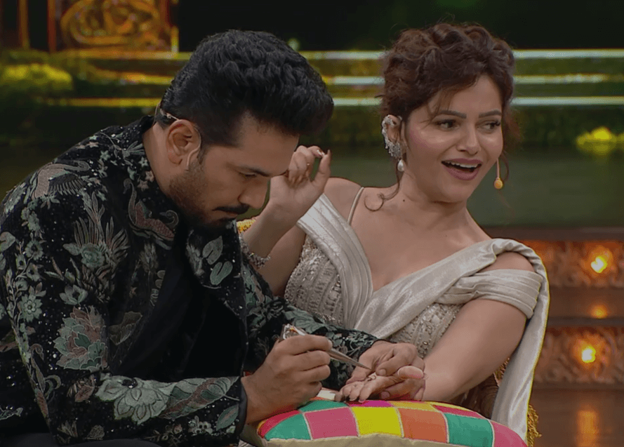 Pati Patni Aur Panga: Abhinav Draws Mor On Rubina's Hand, Hina's Reaction Goes Viral 961387