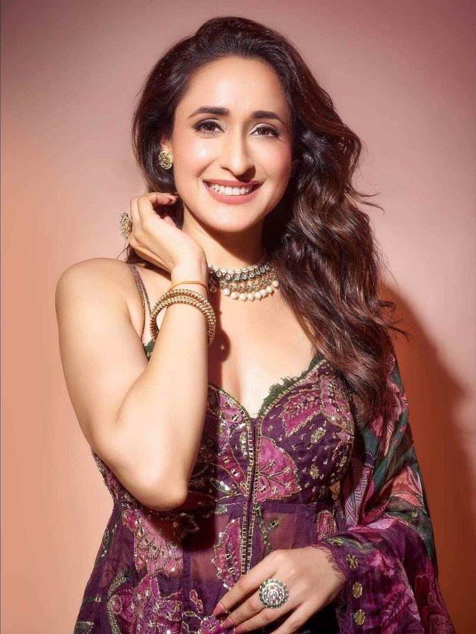 Pragya Jaiswal’s Festive Glamour in a Floral Ensemble 965528