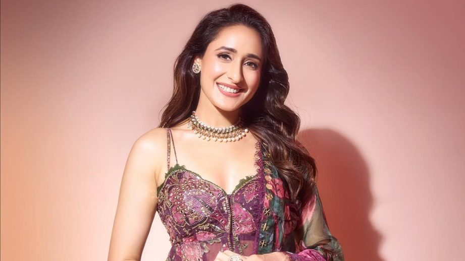 Pragya Jaiswal’s Festive Glamour in a Floral Ensemble 965529