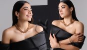Rashmika Mandanna Dazzles in off-shoulder black gown and Swarovski jewelry 964127