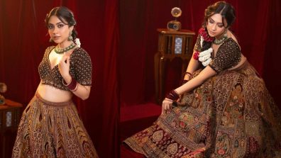 Reem Sameer Dazzles in Gorgeous Lehenga And Ornate Blouse Design
