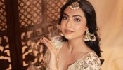 Reem Shaikh Glows in Ivory Floral Anarkali and Regal Pearl Jewels 963443