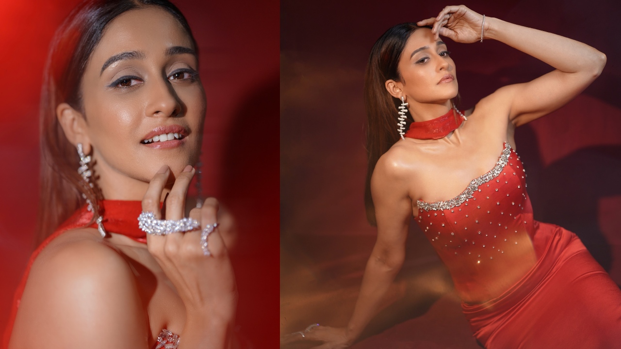 Regina Cassandra Shines in Bold Red Gown 963558