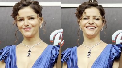 Rubina Dilaik’s Hot Blue Gown Redefines Elegance