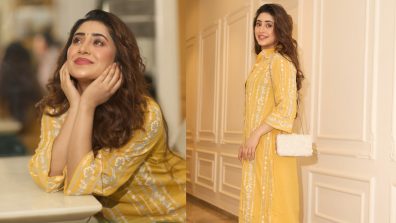 Shivangi Joshi Channels BALH4 ‘Bhagyashree’ Vibes In Yellow Co-ord Kurta Set – See Pics