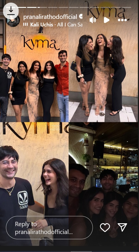 Twinning & Winning: Pranali Rathod-Aashay Mishra's Cozy Appearance In Black Sets Internet Talking 964742