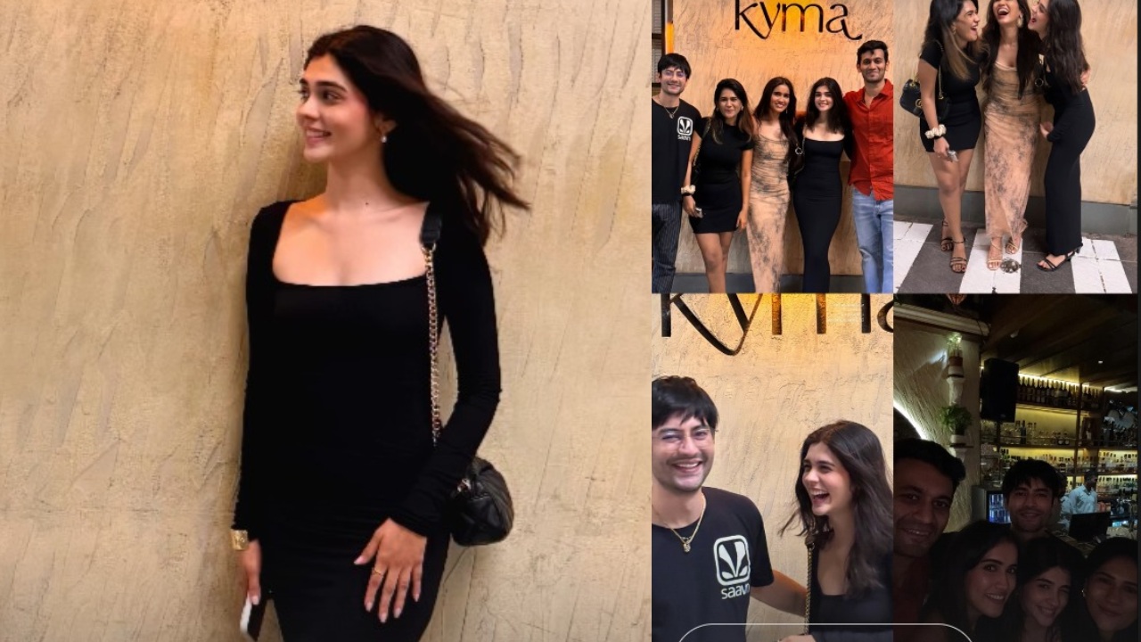 Twinning & Winning: Pranali Rathod-Aashay Mishra's Cozy Appearance In Black Sets Internet Talking 964743