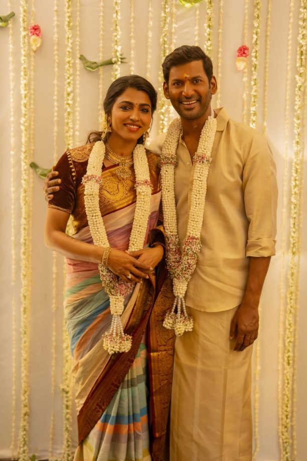 Vishal Krishna Reddy Gets Engaged To Sai Dhanshika On His Birthday 965594