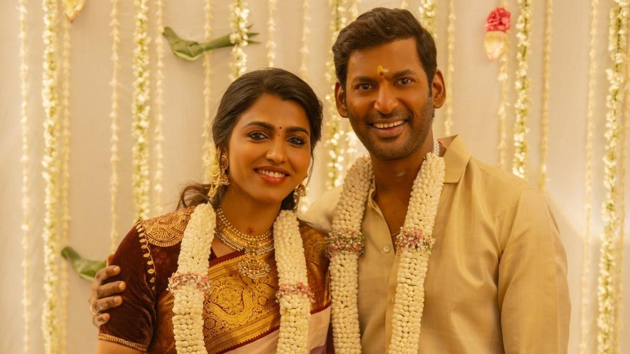 Vishal Krishna Reddy Gets Engaged To Sai Dhanshika On His Birthday 965593
