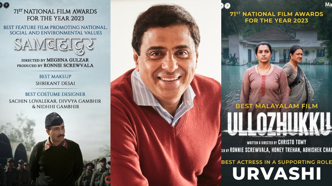 "We strive to make cinema that leaves an impact." Says RSVP's founder Ronnie Screwvala as Sam Bahadur and Ullozhukku won the National Award! 960912