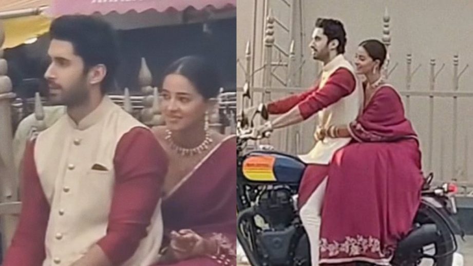 Ananya Panday and Lakshya Sen's pictures from the 'Chand Mera Dil' shoot go viral 970130