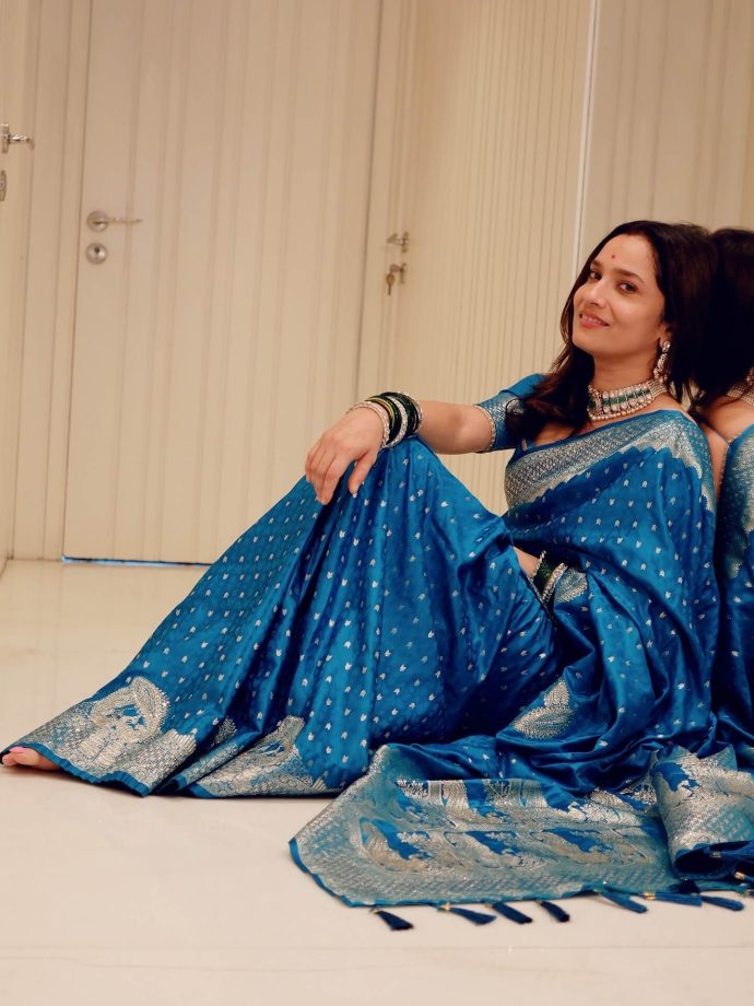 Ankita Lokhande Dazzles in Royal Blue Attire 970198