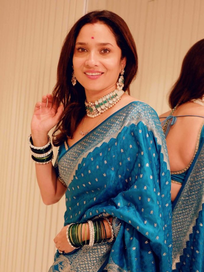Ankita Lokhande Dazzles in Royal Blue Attire 970199