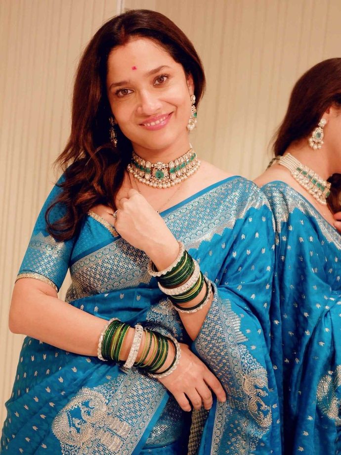 Ankita Lokhande Dazzles in Royal Blue Attire 970200