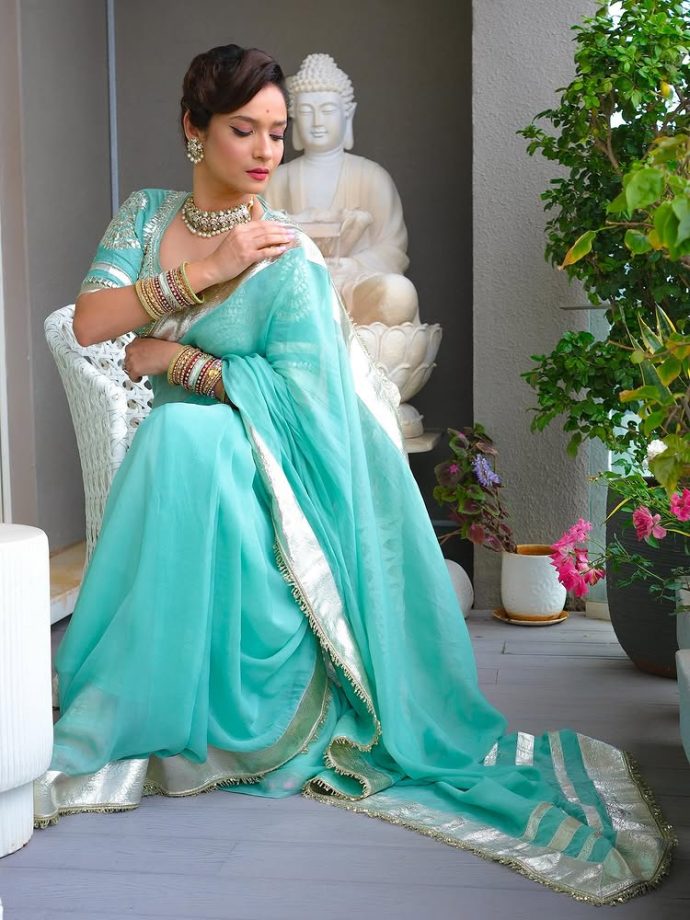 Ankita Lokhande's Enchanting Look Celebrating Heritage and Beauty 966651