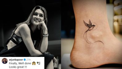 Arjun Kapoor Reacts to Kriti Sanon’s New Tattoo: “Finally, Well done 🙌 🕊️ Looks great !!!”