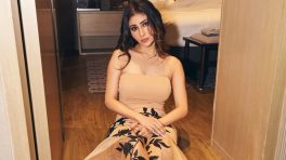 A Touch of Grace with Mouni Roy's beige Look