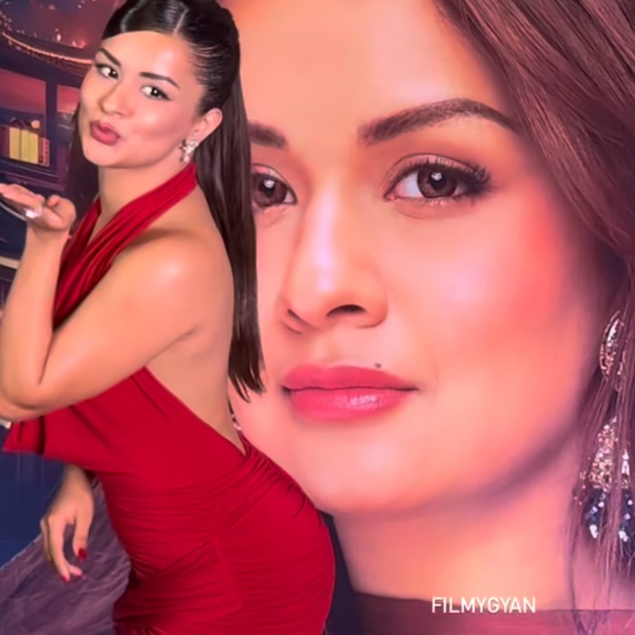 Avneet Kaur Dazzles in Bold Red Gown on the Red Carpet 967880