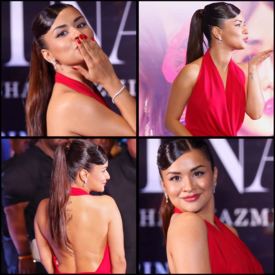 Avneet Kaur Dazzles in Bold Red Gown on the Red Carpet 967882