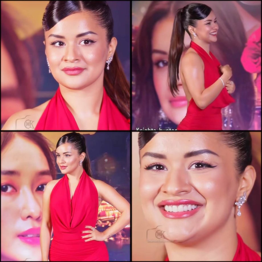 Avneet Kaur Dazzles in Bold Red Gown on the Red Carpet 967883
