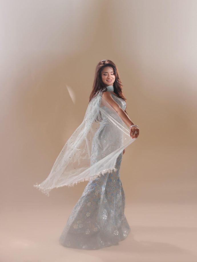Avneet Kaur Stuns in a Dreamy Blue Ensemble for Love in Vietnam Promotions 966782