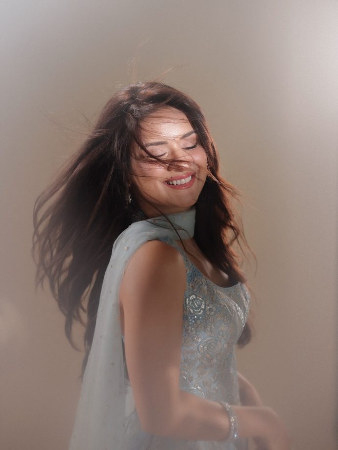 Avneet Kaur Stuns in a Dreamy Blue Ensemble for Love in Vietnam Promotions 966771