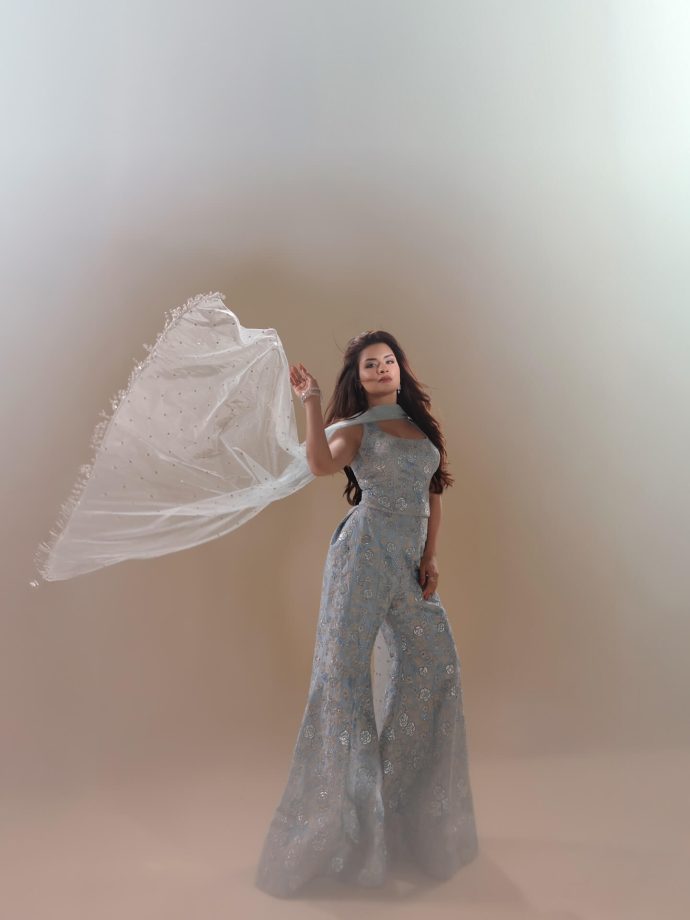 Avneet Kaur Stuns in a Dreamy Blue Ensemble for Love in Vietnam Promotions 966775
