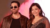 Ayushmann Khurrana and Rashmika Mandanna bring star power to Hyderabad as they launch the Telugu trailer and song ‘Nuvvu Na Sontamaa’ of Thamma. 970639