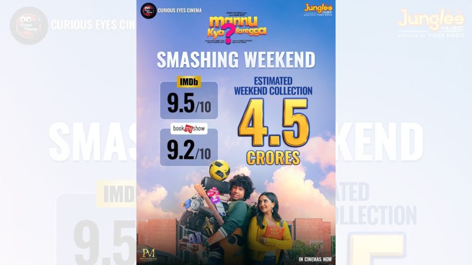 Curious Eyes Cinema scores big! Mannu Kya Karegga clocks ₹4.5 crore weekend with the audiences hailing Vyom and Saachi’s chemistry 968107