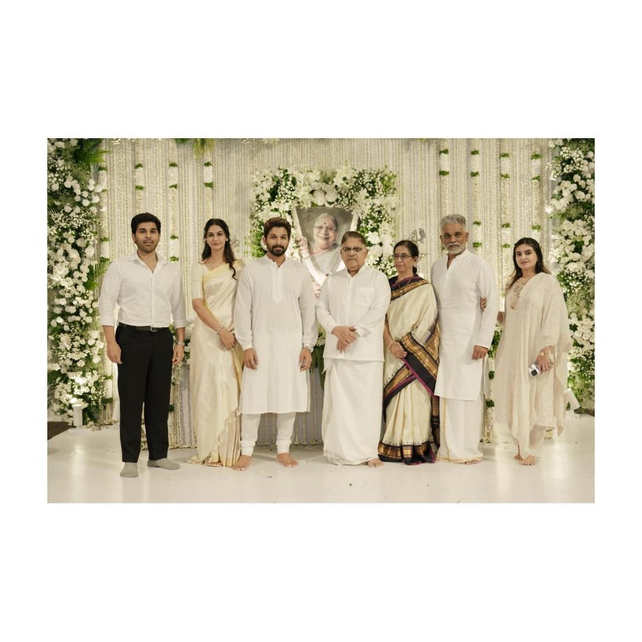 Emotional Moments as Allu Arjun and Ram Charan Join Prayer Meet for Late Grandmother 967231
