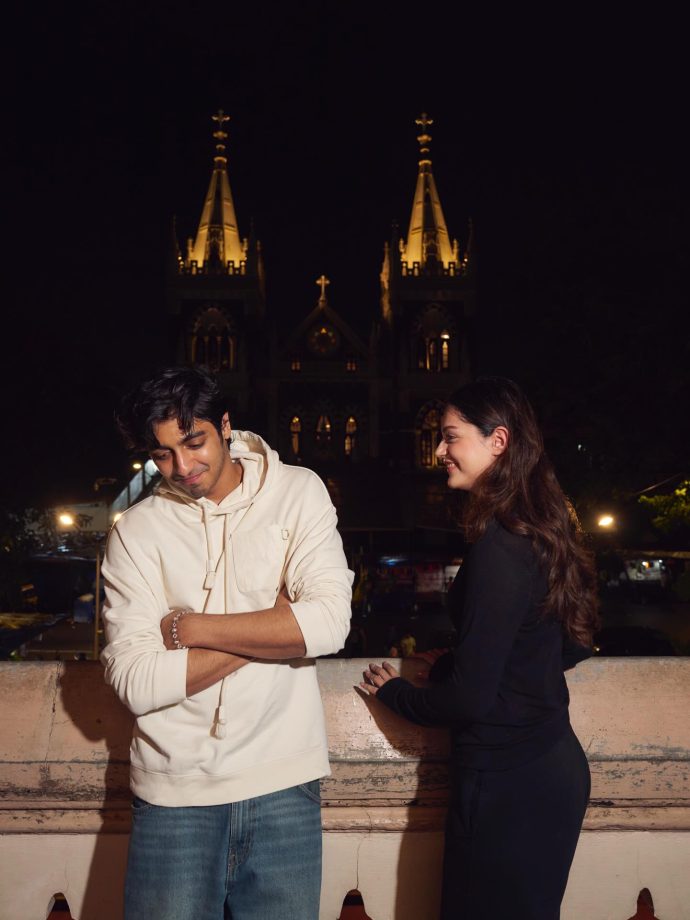 From Screen to Soul: Ahaan Pandey and Aneet Padda Visit Mount Mary Church 966806
