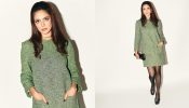 Malavika Mohanan Exudes Retro Glam in Gucci Green Mini Dress 970026