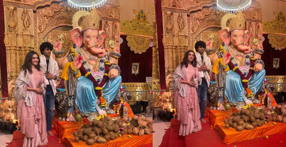 Mannu Kya Karegga? Stars Vyom & Saachi Bindra Seek Blessings at Andheri Cha Raja Ahead of Release 966518