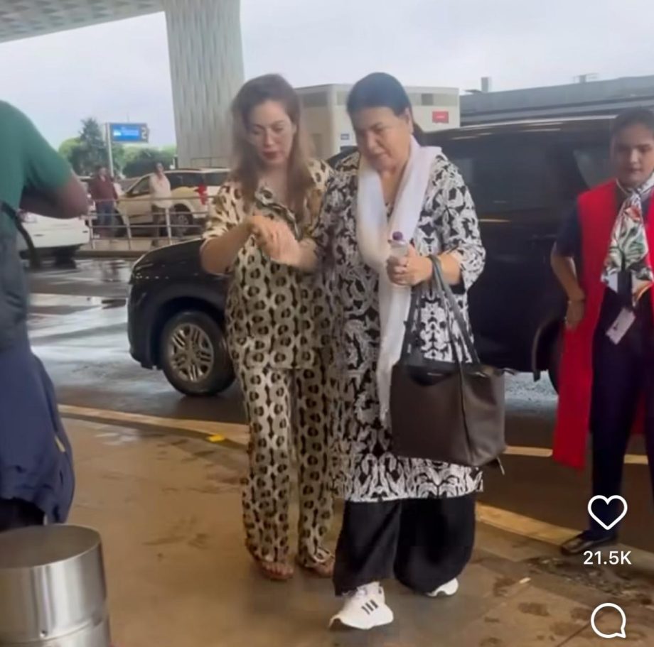 Mother-Daughter Bond: Munmun Dutta's Emotional Airport Farewell 968151
