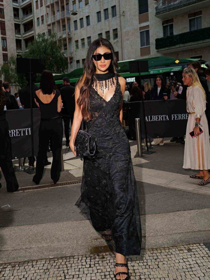 Mouni Roy Dazzles in Alberta Ferretti at Milan Fashion Week 969873