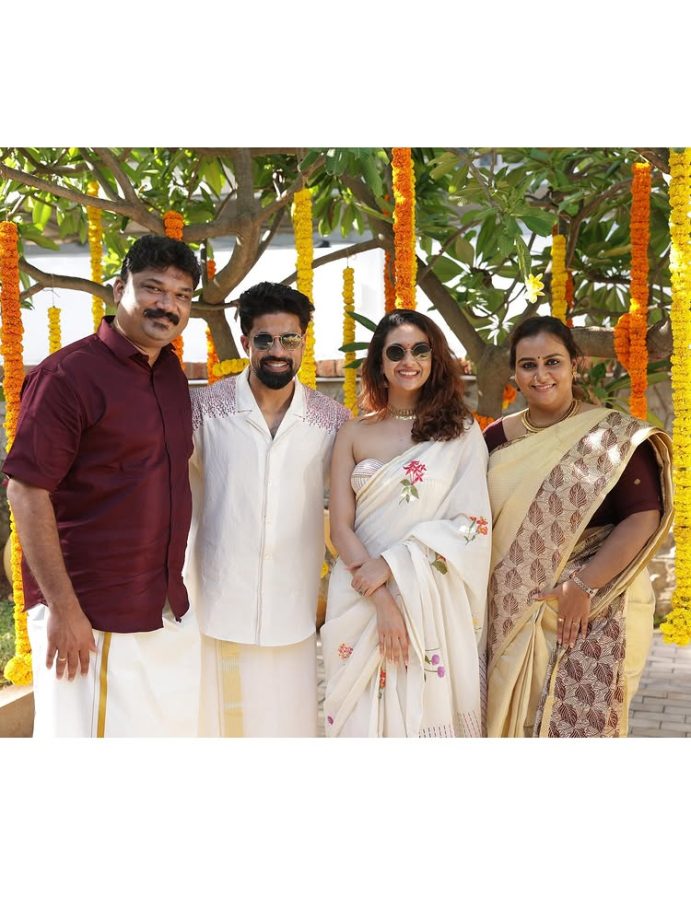 Newlywed Keerthy Suresh Marks Her First Onam Celebration With Family, Husband, and Beloved Pets 966842