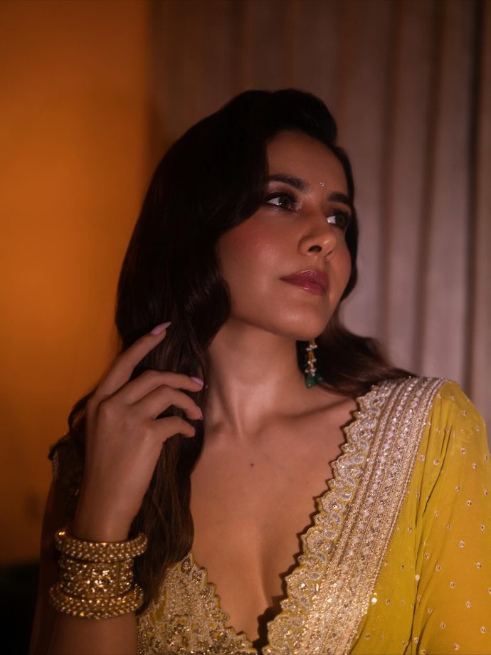 Raashii Khanna Gives a Bold Spin to Saree Draping with Sensuous Blouse 969605